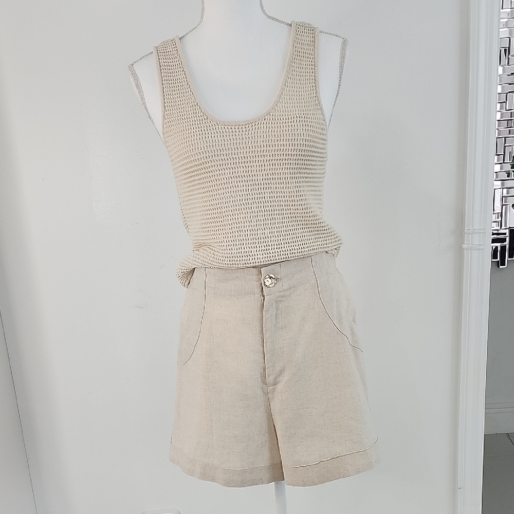House of Harlow 1960 Cream Women's Shorts